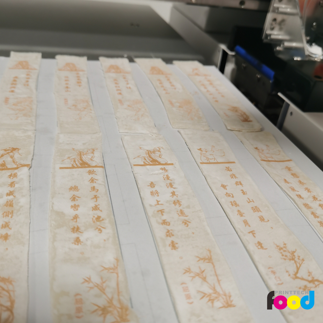 poems printed on the noodles