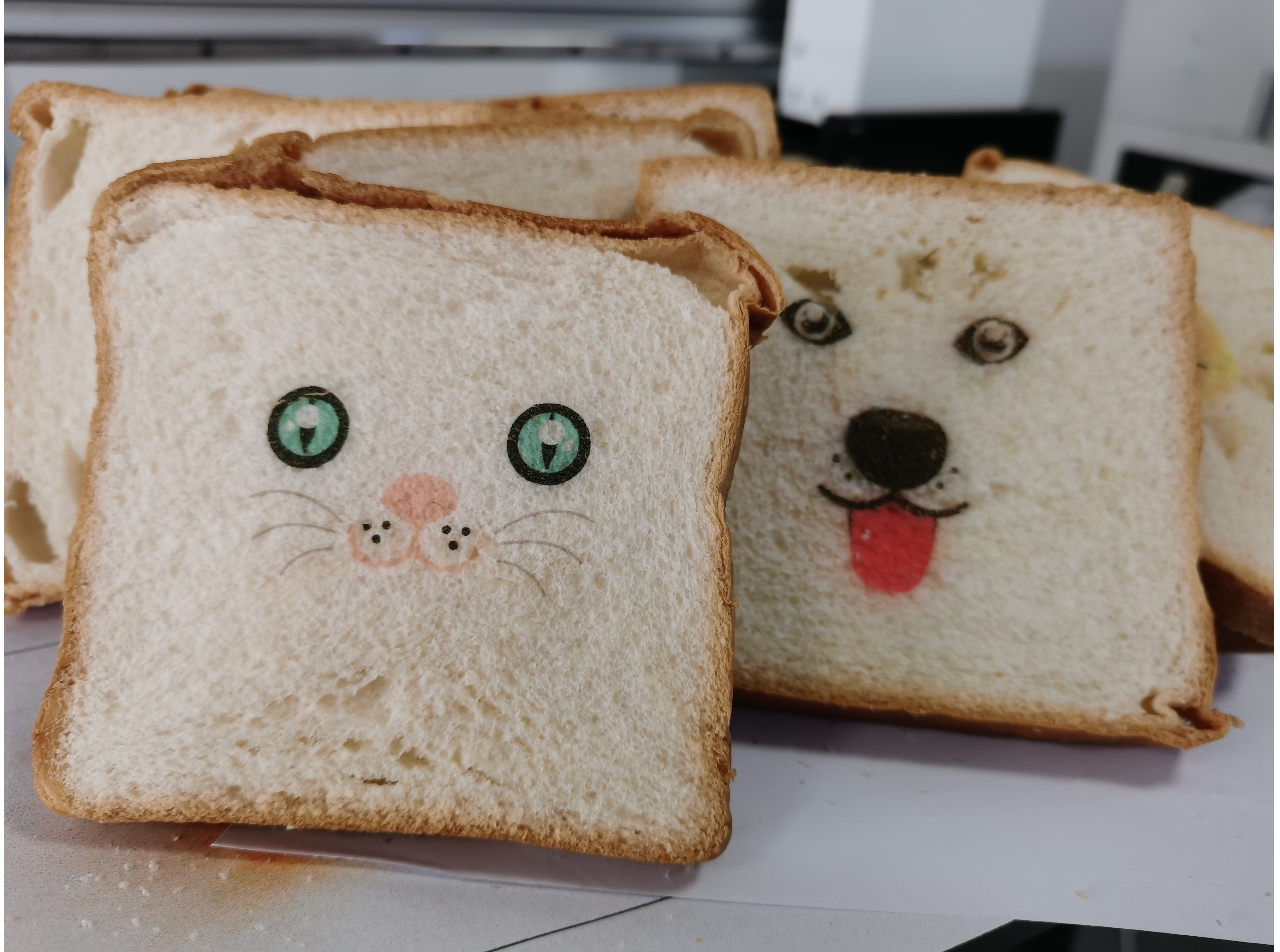 Food Printing Technology: Who would say no to a cute animal on toast