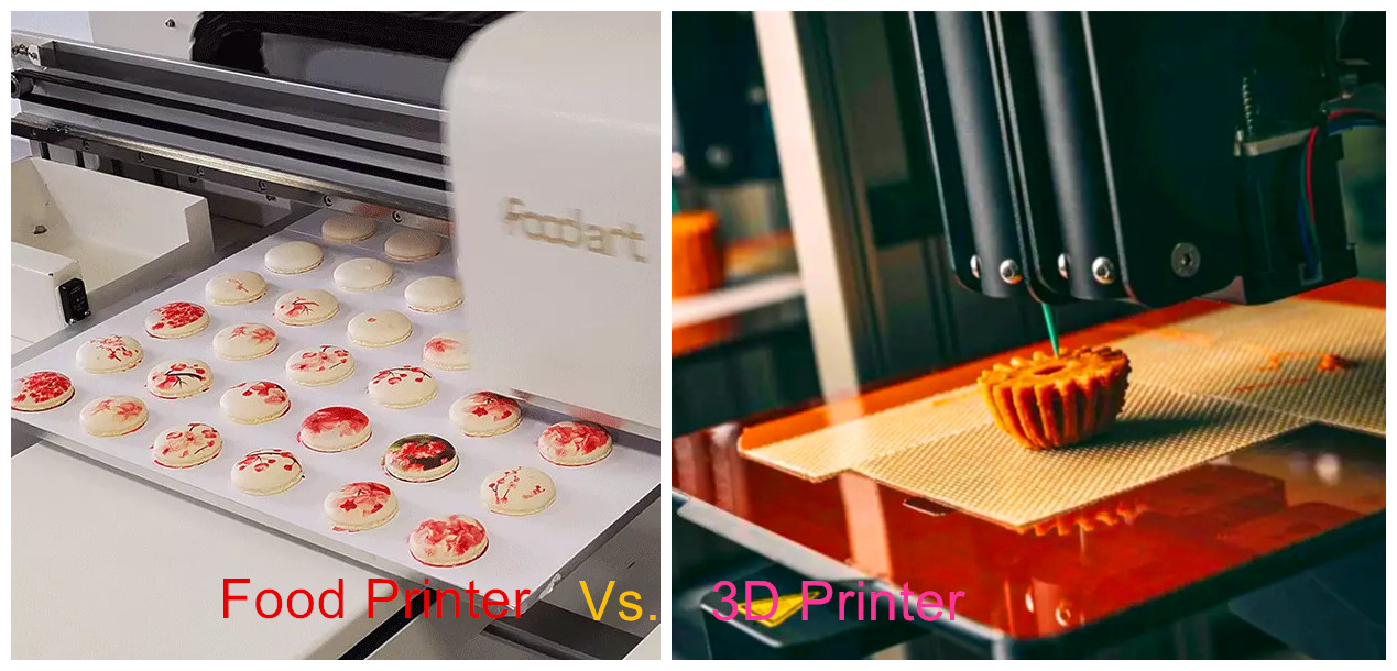 3d printer vs. food printer